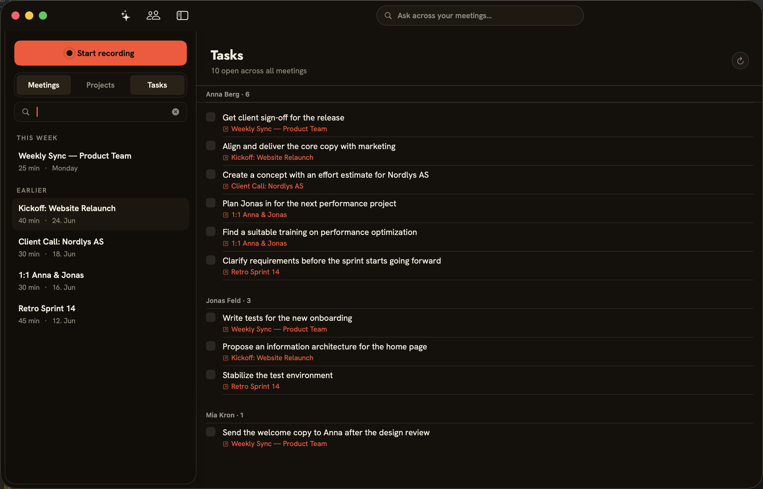 folo — Grouped by person
